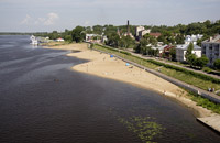фото: Кострома, городской пляж (опубликовано 12.07.2007)