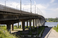 фото: Кострома, мост через Волгу (опубликовано 11.07.2007)