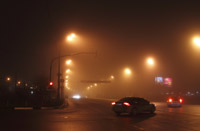 фото: Улица в тумане (опубликовано 15.11.2009)